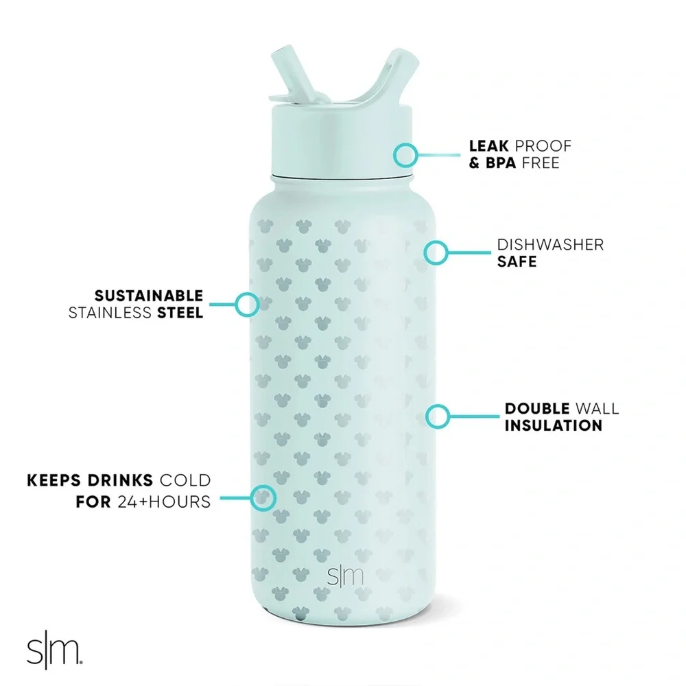 Simple Modern Disney’s Minnie Mouse Water Bottle. - Picture 2 of 2